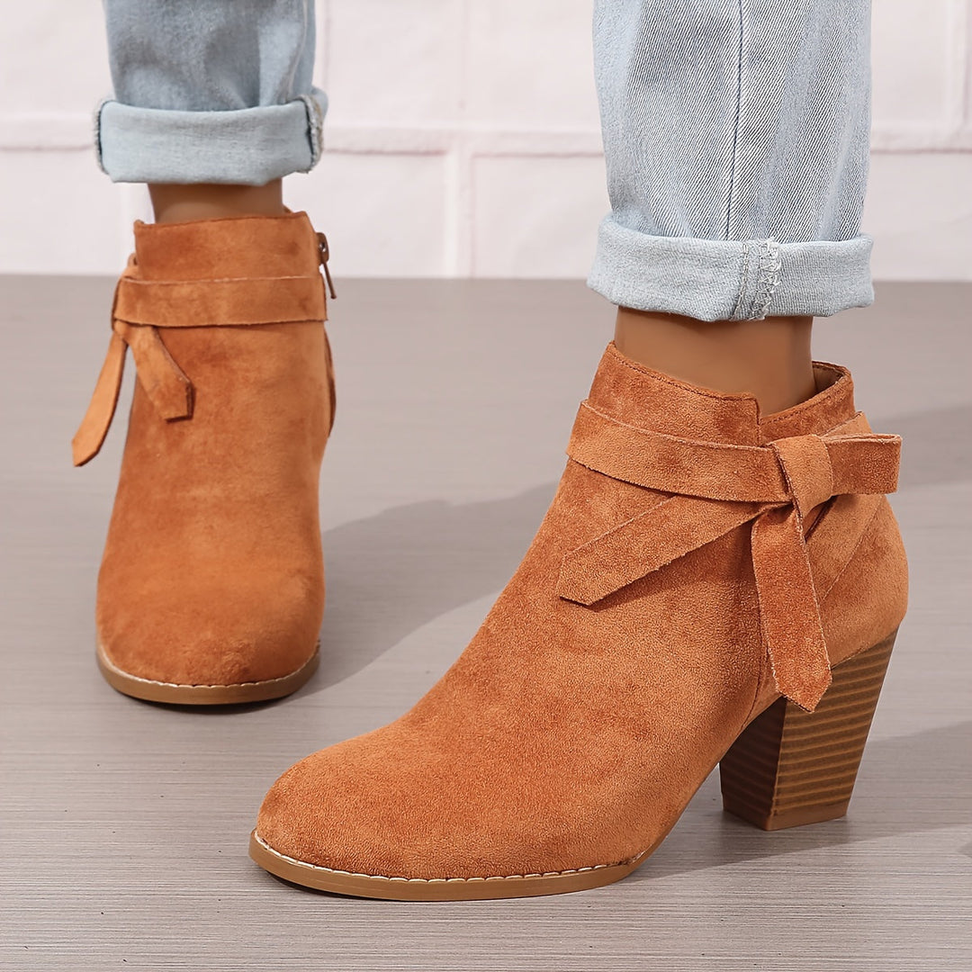 Rolvika | Damen Stiefeletten mit Blockabsatz - Black - Image 6