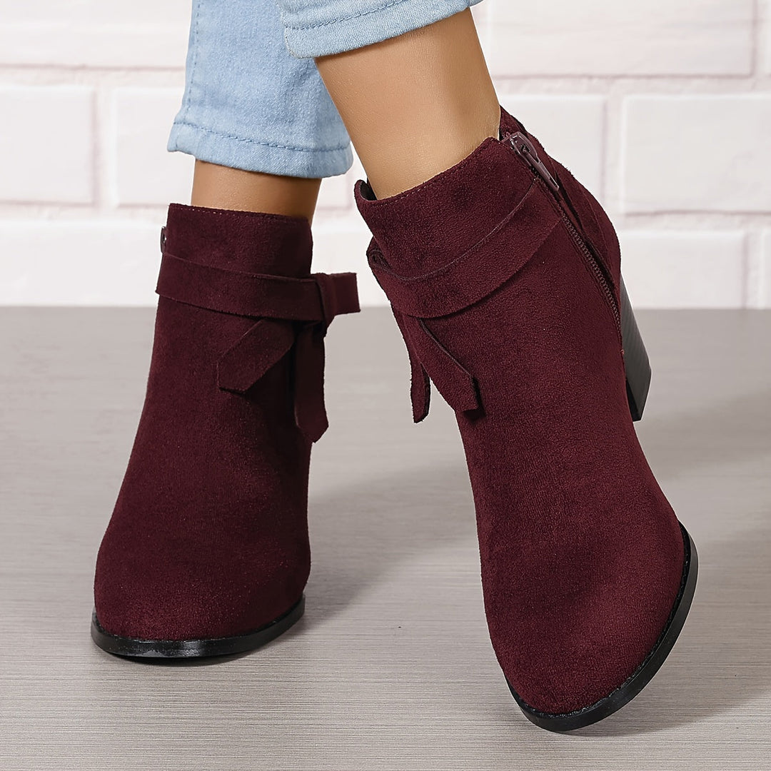 Rolvika | Damen Stiefeletten mit Blockabsatz - Black - Image 7