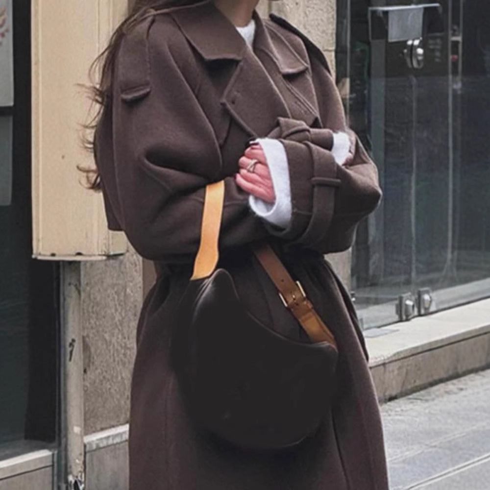 Romilda | Damen Langer Oversize-Wintermantel - Image 4
