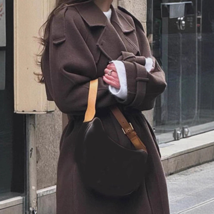 Romilda | Damen Langer Oversize-Wintermantel - Image 4