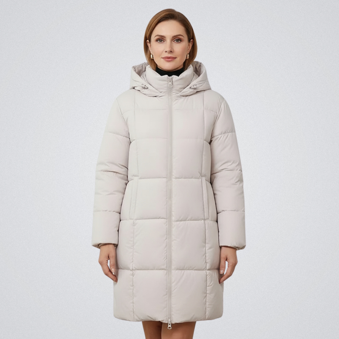 Roswyn | Damen Lange Winterjacke mit Kapuze - Image 5