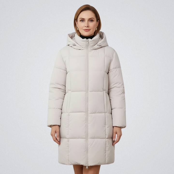 Roswyn | Damen Lange Winterjacke mit Kapuze - Image 5