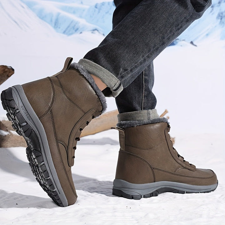 Selvindra | Damen Winterschuhe Gefüttert Wasserdicht - Black - Image 10