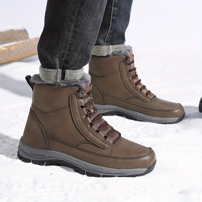 Selvindra | Damen Winterschuhe Gefüttert Wasserdicht - Black - Image 11
