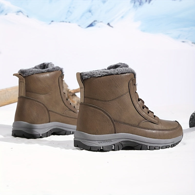 Selvindra | Damen Winterschuhe Gefüttert Wasserdicht - Black - Image 5