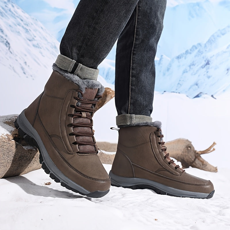 Selvindra | Damen Winterschuhe Gefüttert Wasserdicht - Black - Image 6