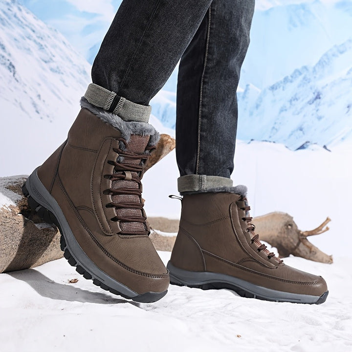 Selvindra | Damen Winterschuhe Gefüttert Wasserdicht - Black - Image 6