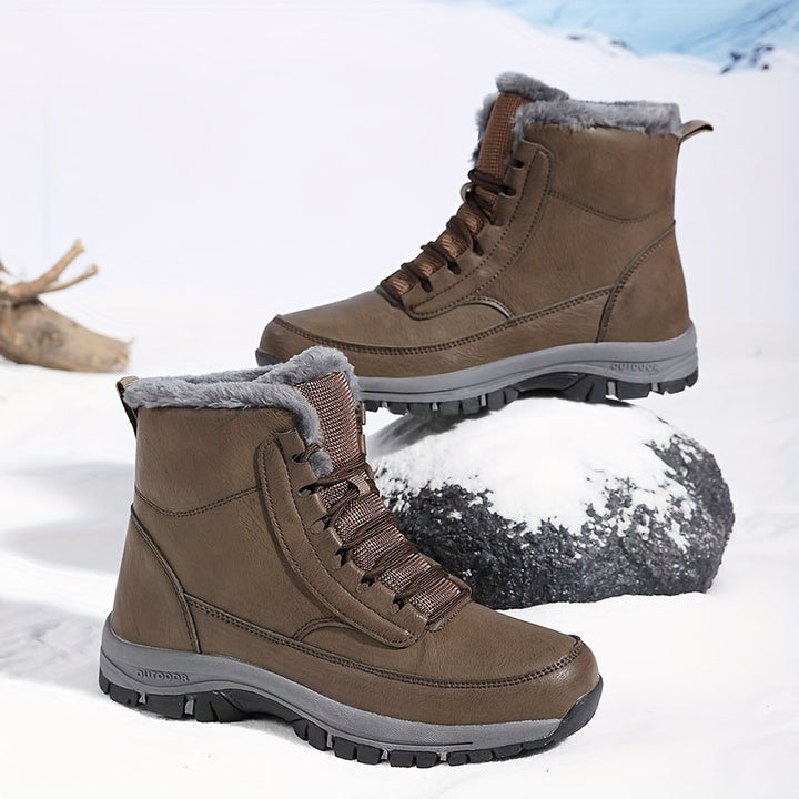 Selvindra | Damen Winterschuhe Gefüttert Wasserdicht - Black - Image 7