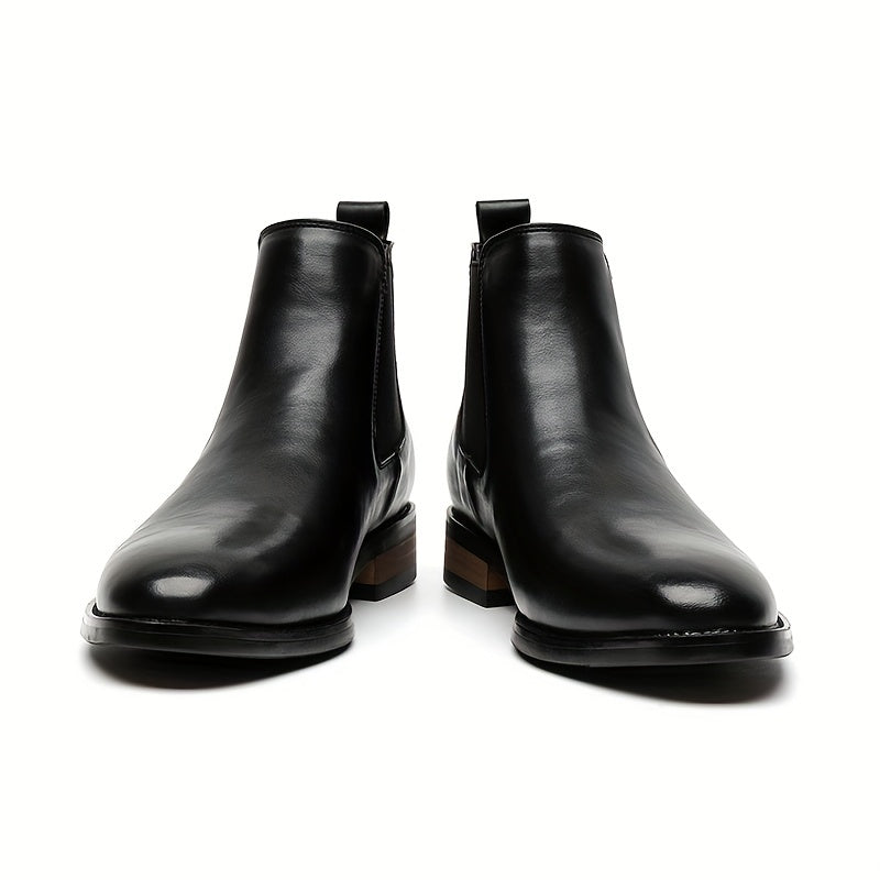 Sigvard | Herren Stiefeletten Chelsea Boots Schwarz - Black - Image 1
