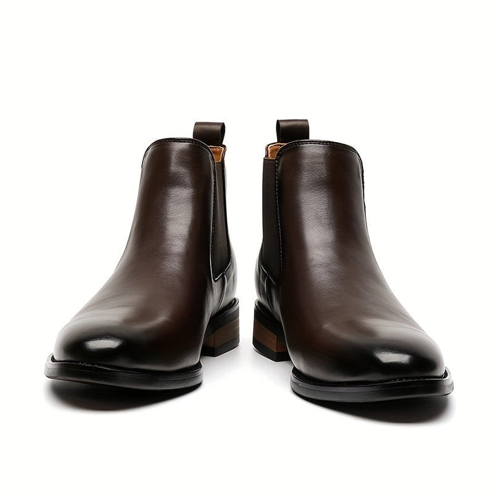 Sigvard | Herren Stiefeletten Chelsea Boots Schwarz - Black - Image 5