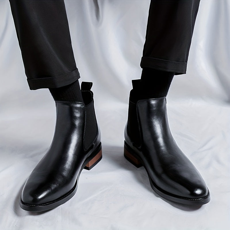 Sigvard | Herren Stiefeletten Chelsea Boots Schwarz - Black - Image 6