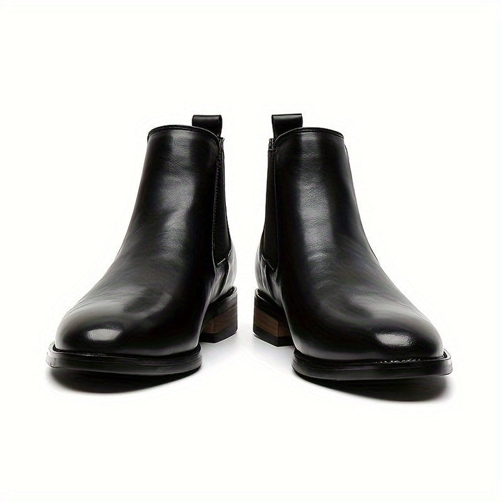 Sigvard | Herren Stiefeletten Chelsea Boots Schwarz - Black - Image 7