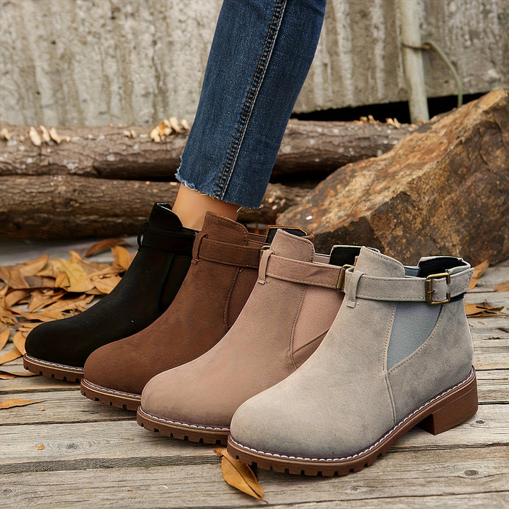 Solveig | Damen Stiefeletten mit Blockabsatz - Image 1