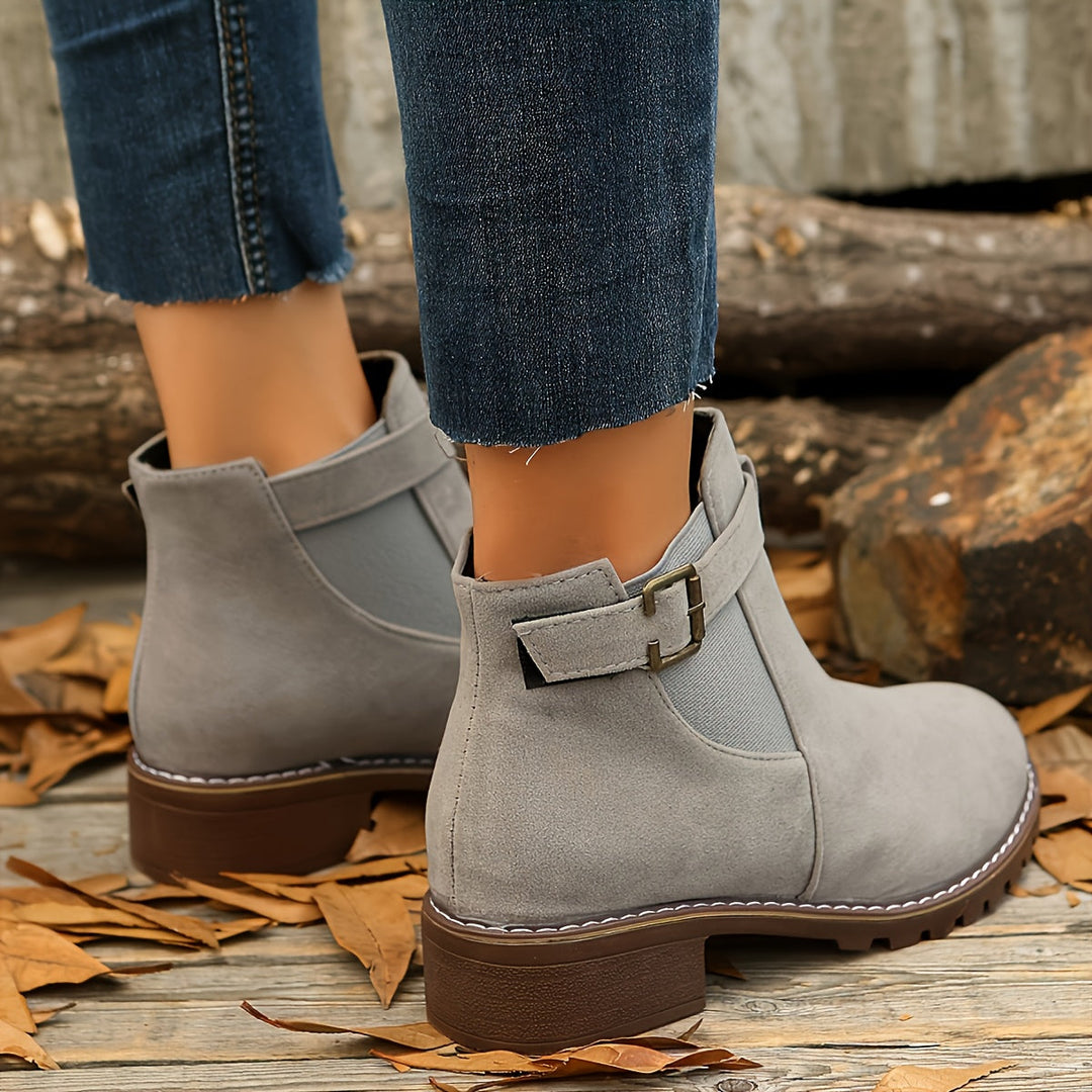 Solveig | Damen Stiefeletten mit Blockabsatz - Image 12