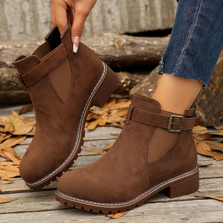 Solveig | Damen Stiefeletten mit Blockabsatz - Image 3