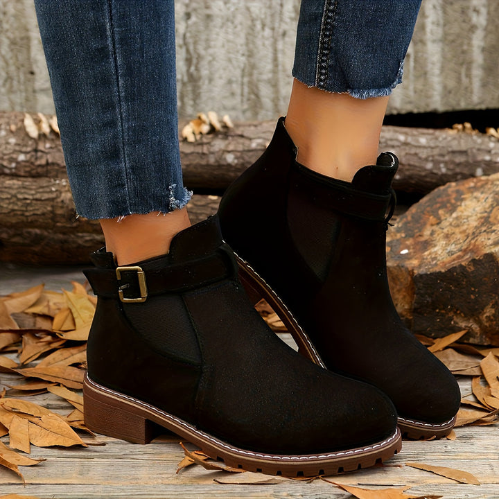 Solveig | Damen Stiefeletten mit Blockabsatz - Image 4