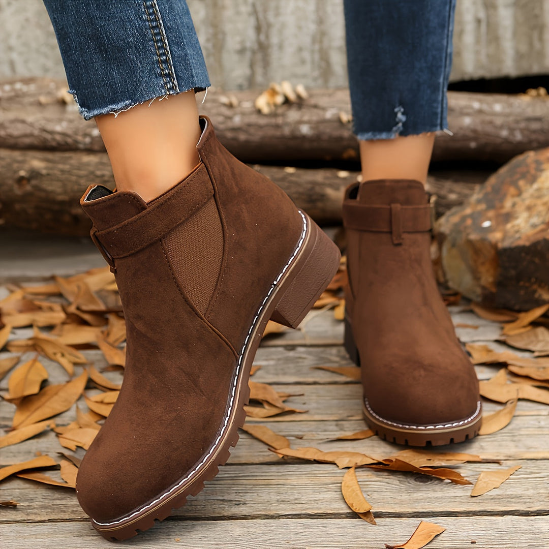 Solveig | Damen Stiefeletten mit Blockabsatz - Image 8