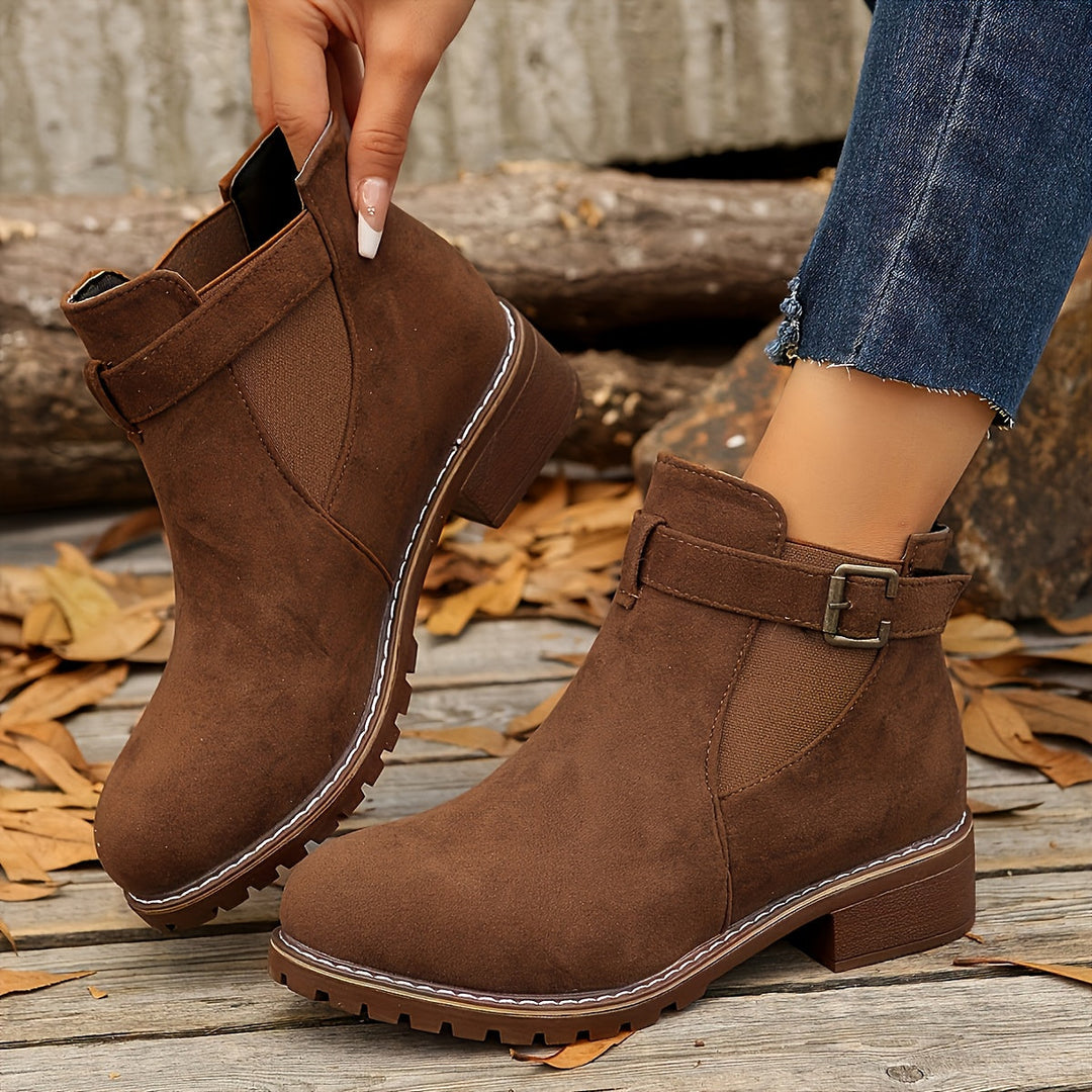 Solveig | Damen Stiefeletten mit Blockabsatz - Image 9