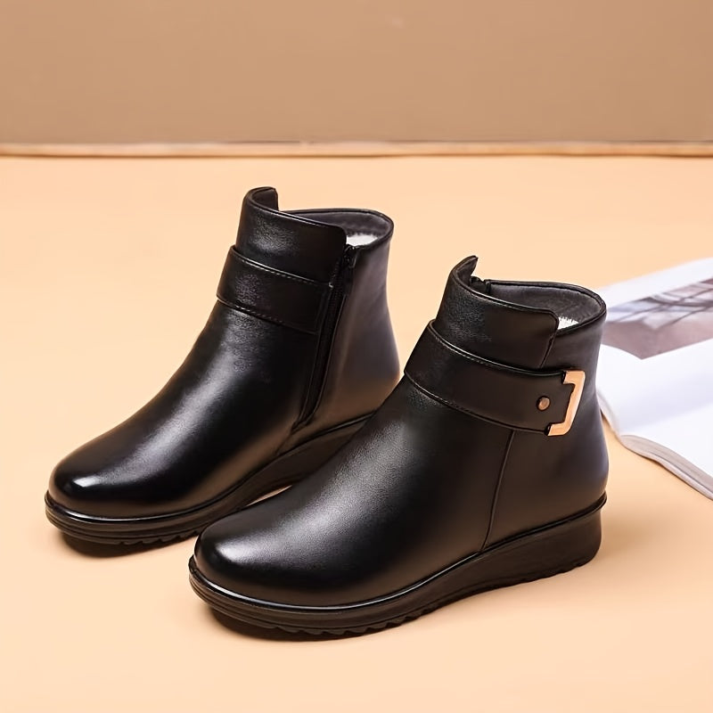 Solvind | Damen Stiefeletten Winter Warm Gefüttert - Black - Image 2