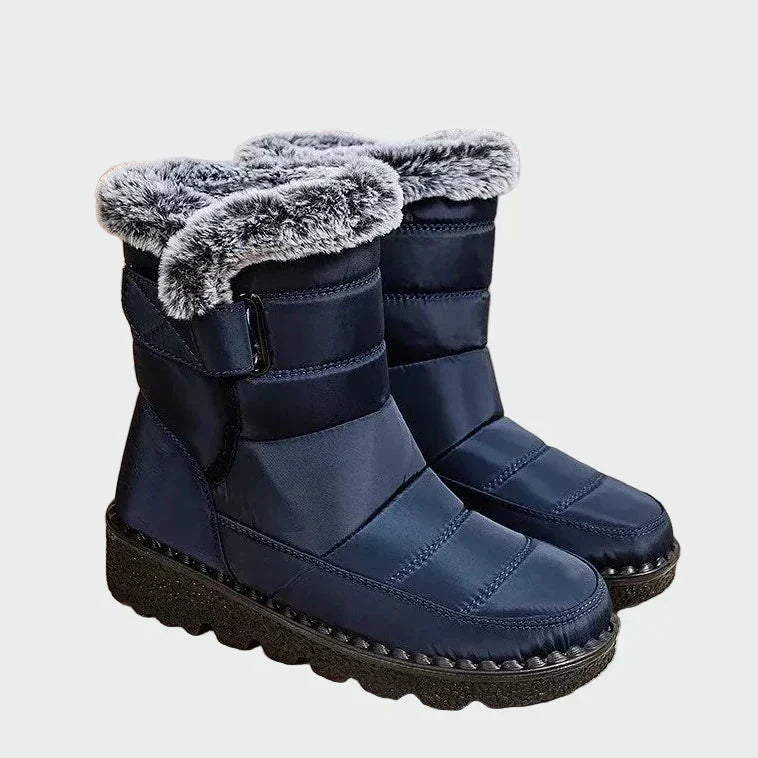 Solwynn | Damen Wasserdichte Winterschuhe Gefüttert - Navy - Image 1