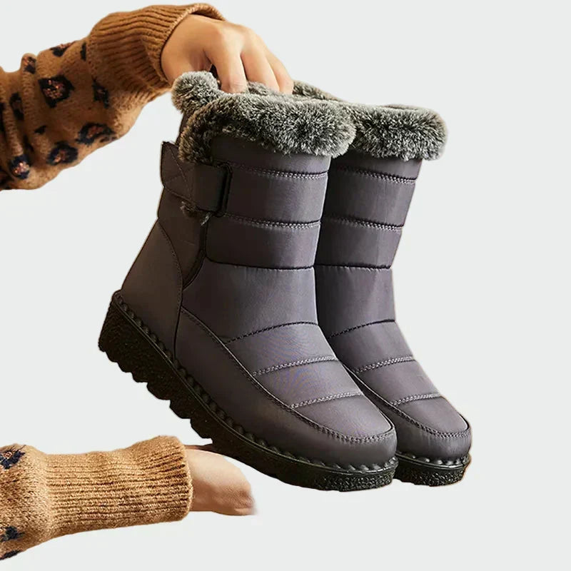 Solwynn | Damen Wasserdichte Winterschuhe Gefüttert - Navy - Image 3