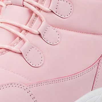Sylveke | Damen Winterstiefel Gefüttert Schneestiefel - Light Pink - Image 7