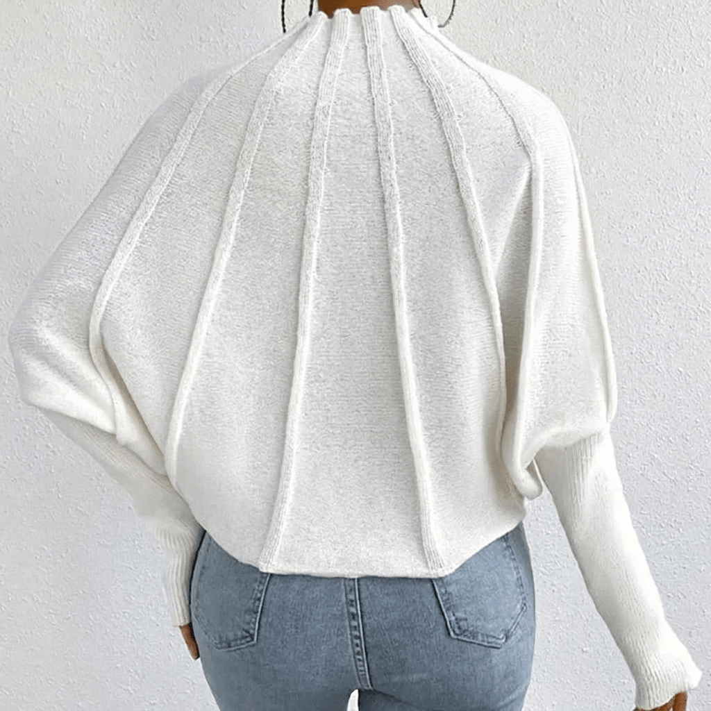 Sylvorne | Damen Strickpullover Oversize Fledermausärmel - Image 5