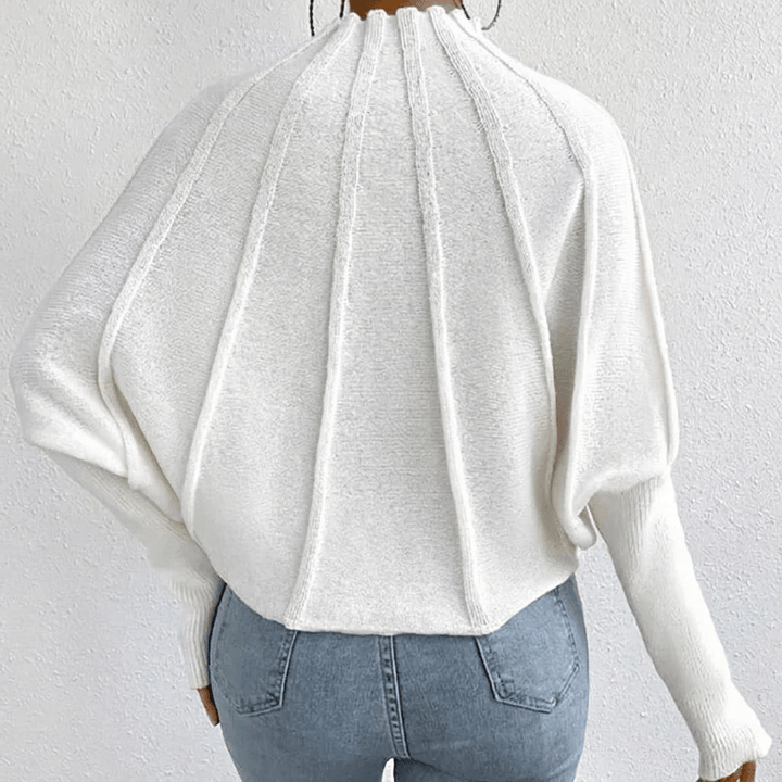 Sylvorne | Damen Strickpullover Oversize Fledermausärmel - Image 5