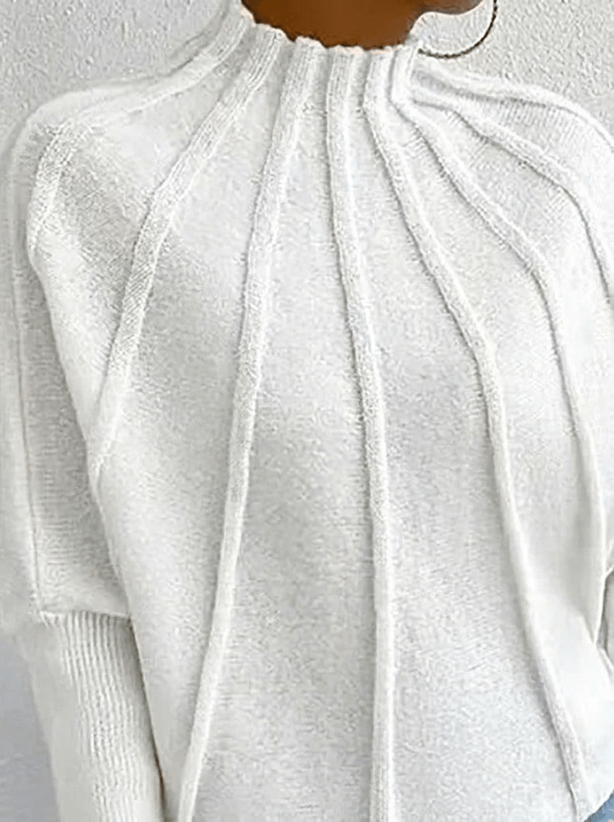 Sylvorne | Damen Strickpullover Oversize Fledermausärmel - Image 7