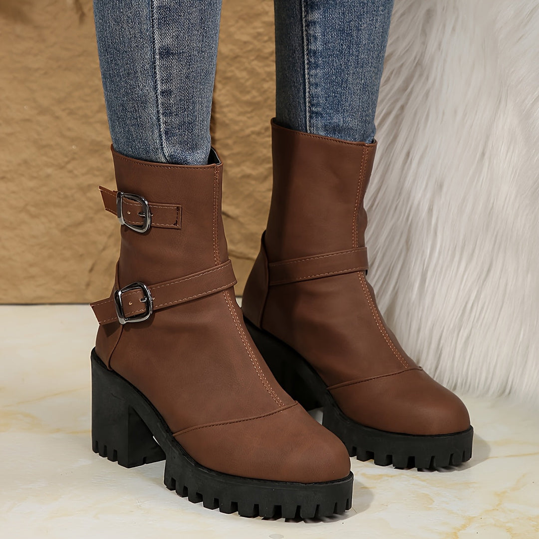 Thordwyn | Damen Stiefeletten mit Blockabsatz - Image 11