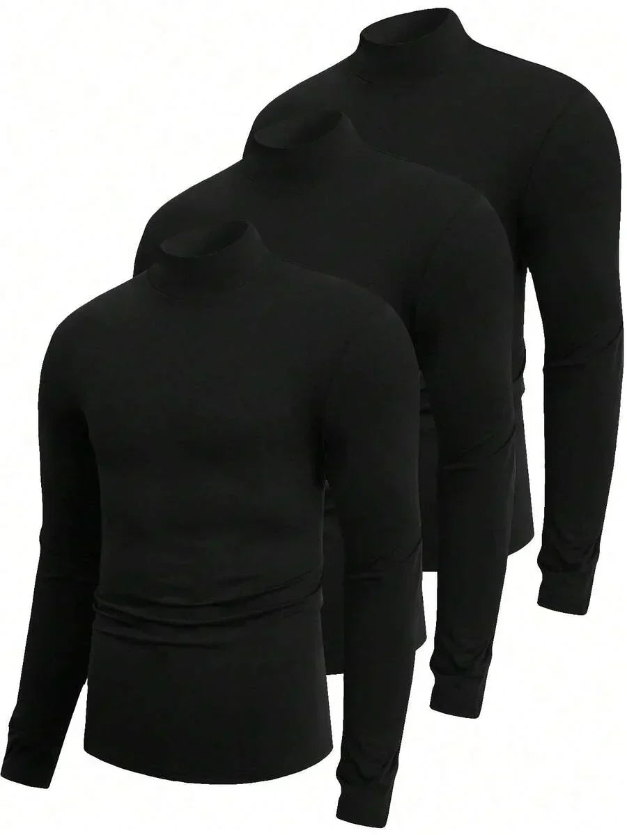 Thorven | Herren Rollkragenpullover Langarm Set - White - Image 7