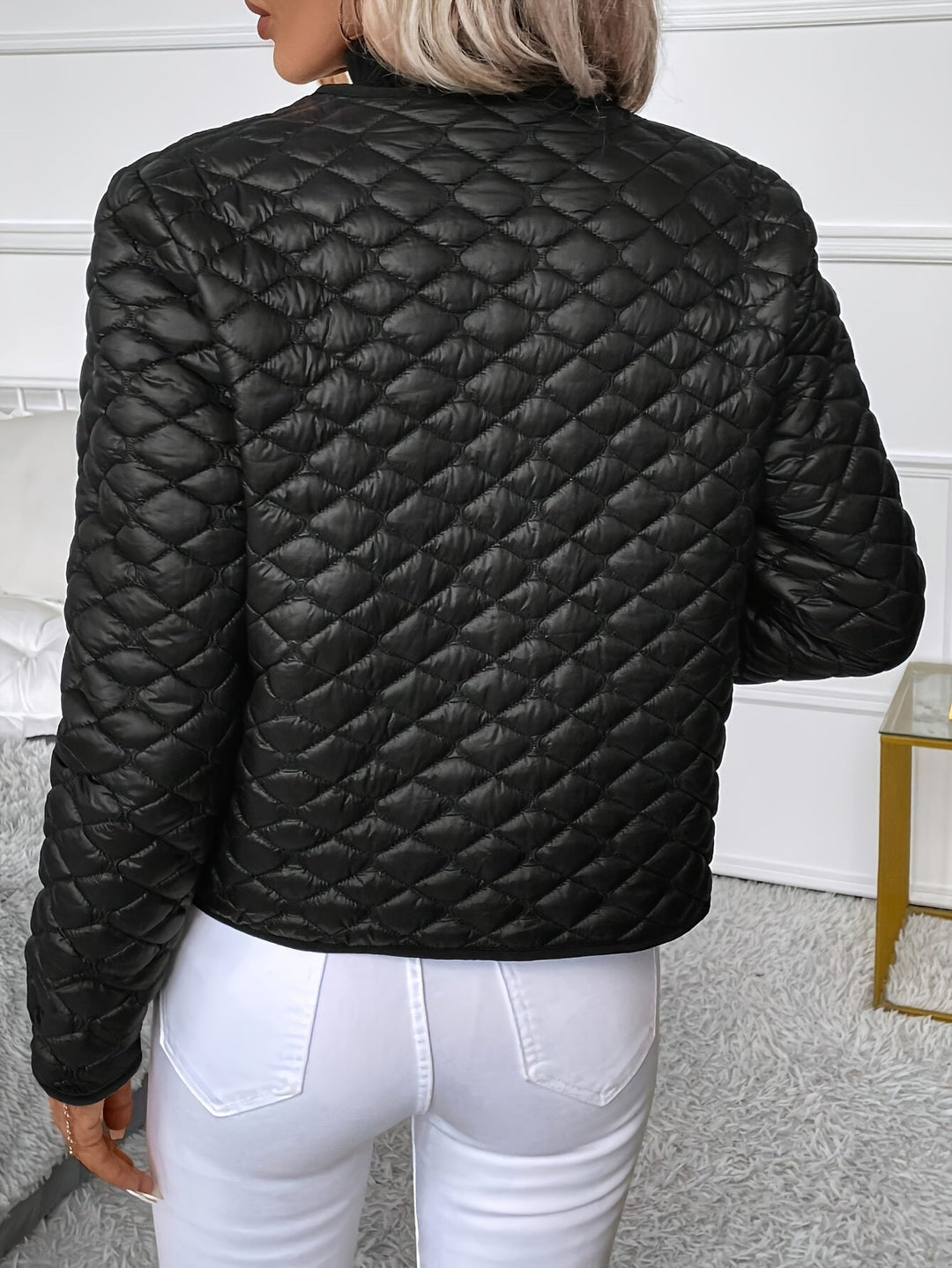 Tilda | Damen Leichte Steppjacke Schwarz - Black - Image 1