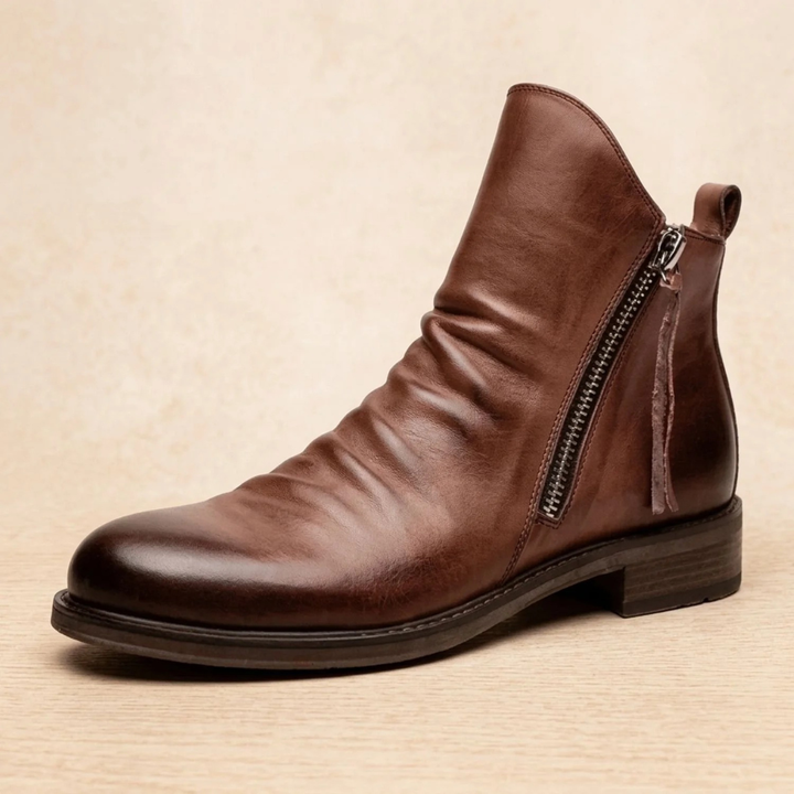 Tilvora | Damen Stiefeletten mit Seitlichem Reißverschluss - Black - Image 2