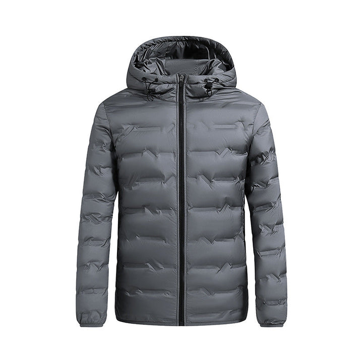 Tolvern | Herren Steppjacke mit Kapuze Winterjacke - Blue - Image 2