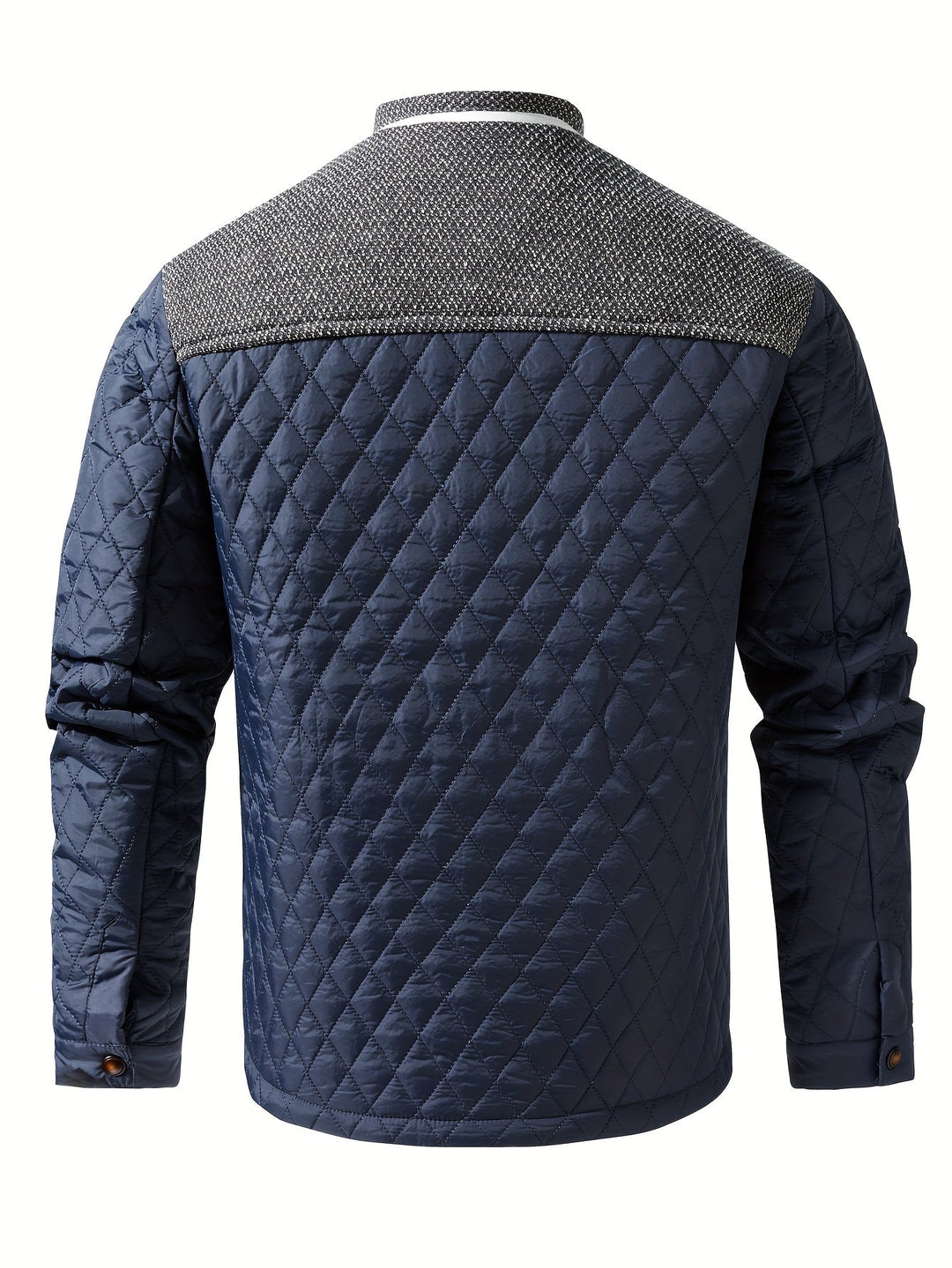 Torben | Herren Winterjacke Gesteppt Stehkragen - Olive Green - Image 20