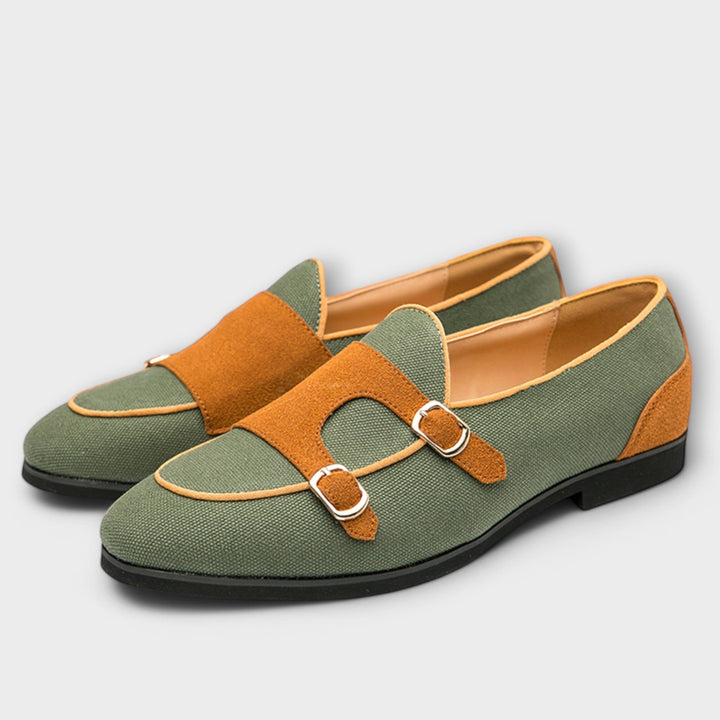 Torveld | Herren Hausschuhe Monk-Strap Loafer - Cream - Image 2