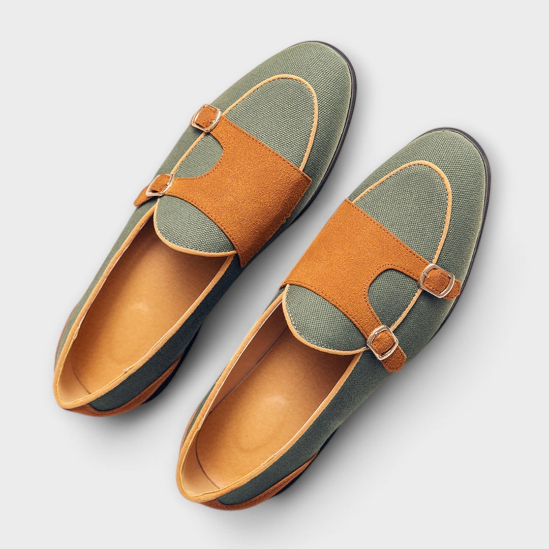 Torveld | Herren Hausschuhe Monk-Strap Loafer - Cream - Image 3