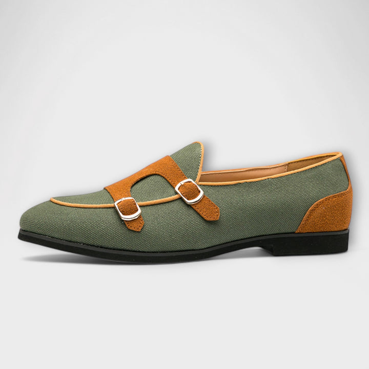 Torveld | Herren Hausschuhe Monk-Strap Loafer - Cream - Image 6