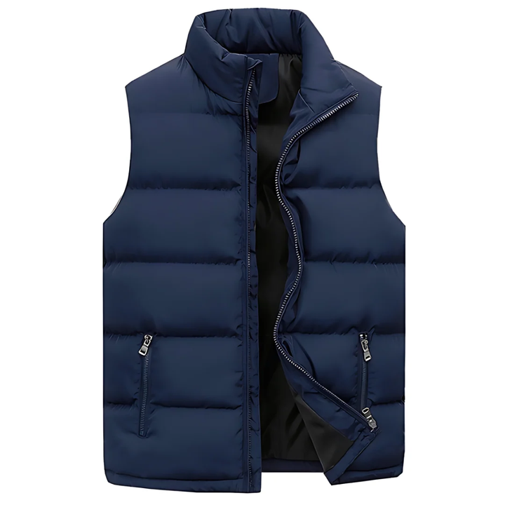 Torvind | Herren Steppweste Bodywarmer Winterweste - Black - Image 3