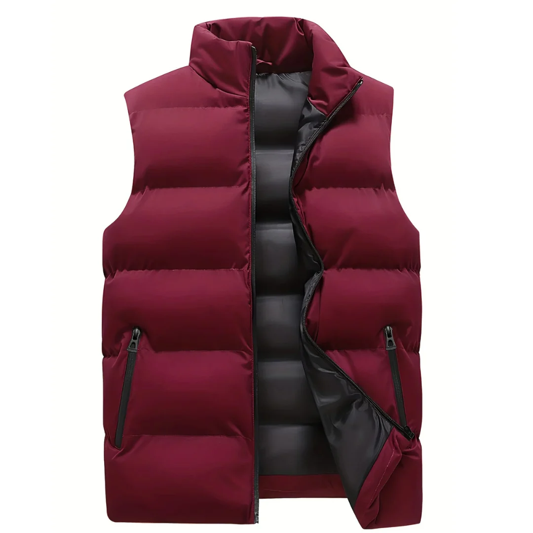 Torvind | Herren Steppweste Bodywarmer Winterweste - Black - Image 4