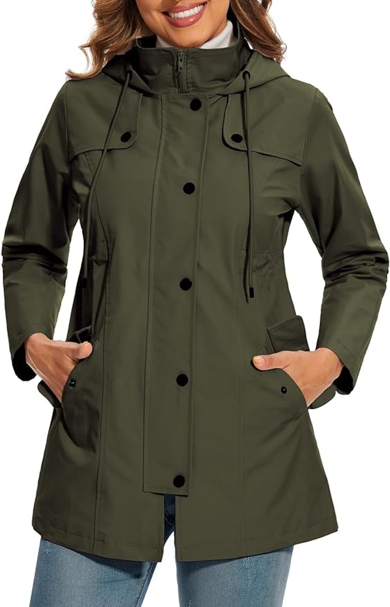 Tuva | Damen Regenjacke mit Kapuze - Image 3