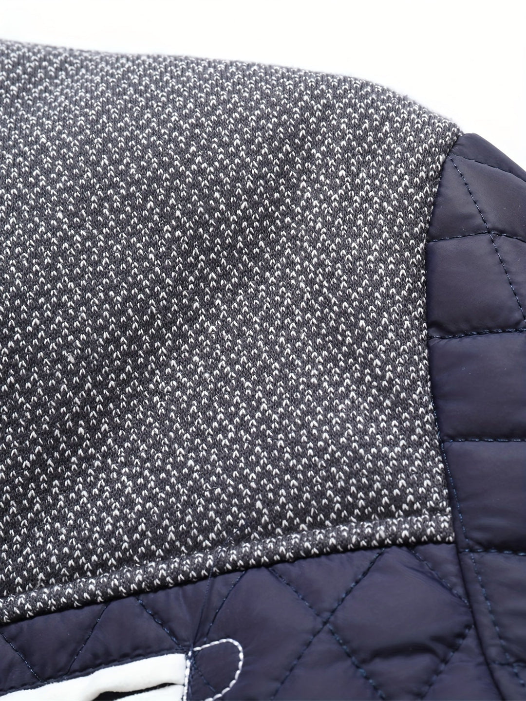 Valdric | Herren Winterjacke Steppjacke Stehkragen - Navy - Image 6