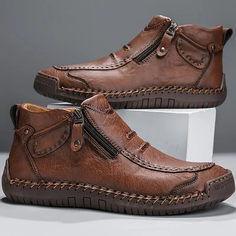 Veldmar | Herren Stiefeletten Leder Reißverschluss - Image 1