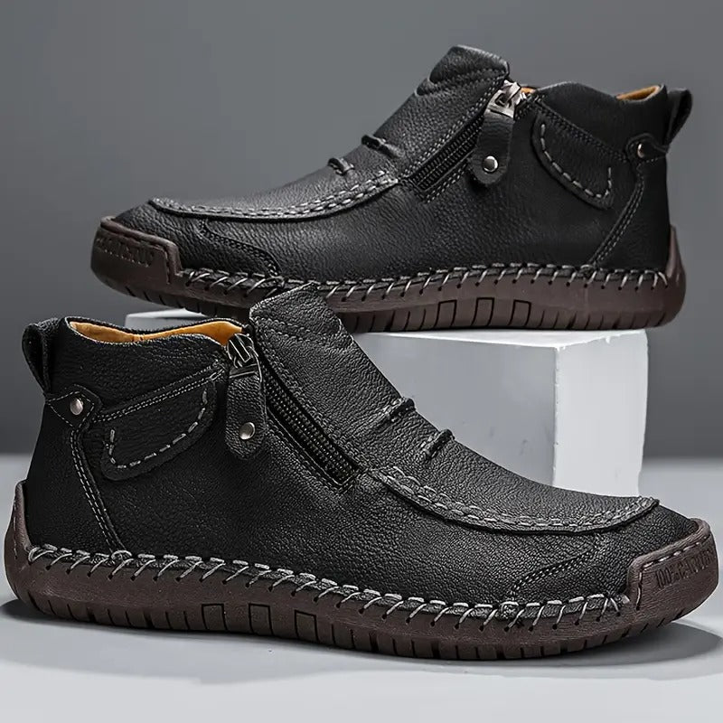 Veldmar | Herren Stiefeletten Leder Reißverschluss - Image 2
