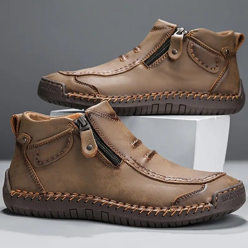 Veldmar | Herren Stiefeletten Leder Reißverschluss - Image 4