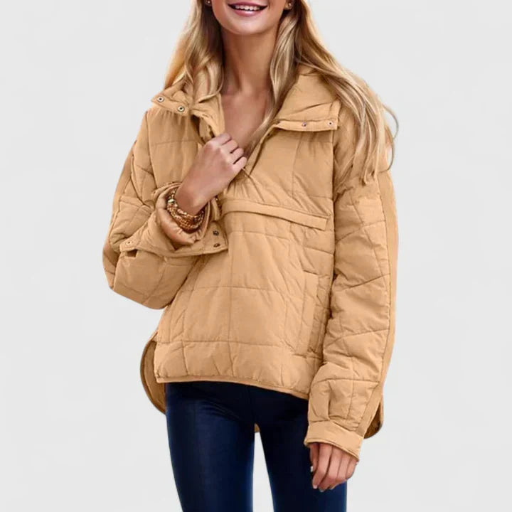 Velma | Damen Stepp-Pullover Winterjacke - Image 5