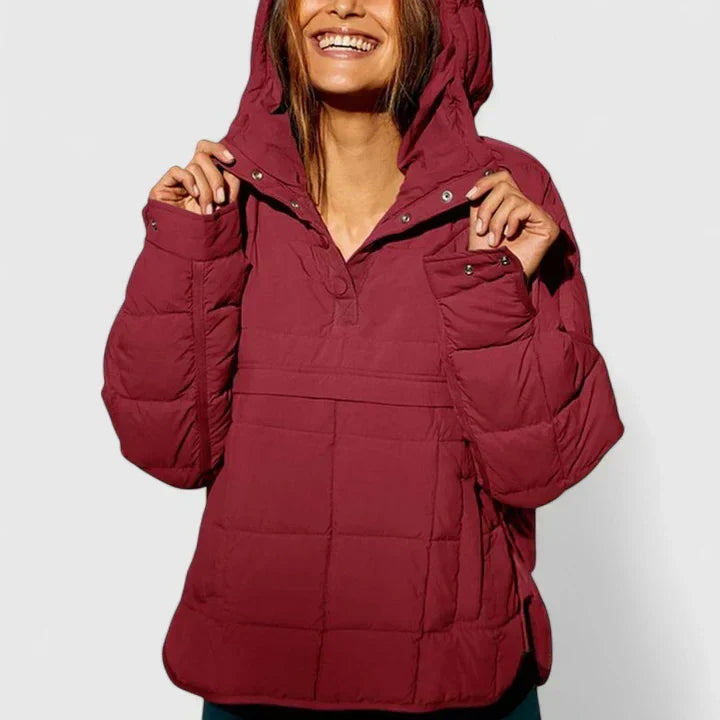 Velma | Damen Stepp-Pullover Winterjacke - Image 7
