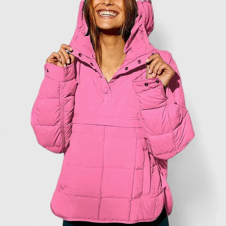 Velma | Damen Stepp-Pullover Winterjacke - Image 9