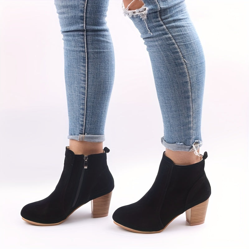 Vordina | Damen Stiefeletten mit Blockabsatz - Image 3