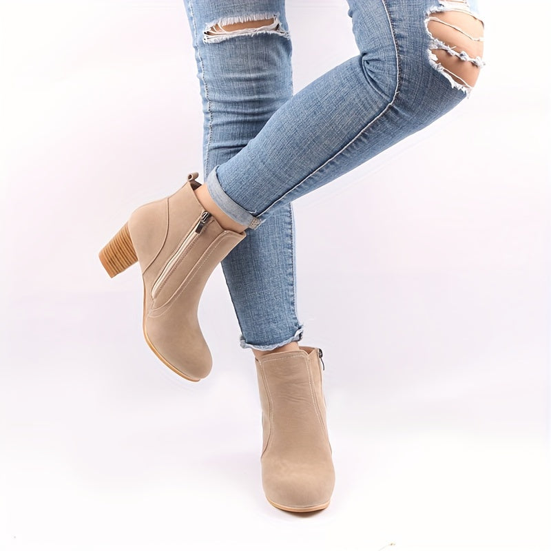 Vordina | Damen Stiefeletten mit Blockabsatz - Image 5